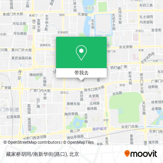 藏家桥胡同/南新华街(路口)地图
