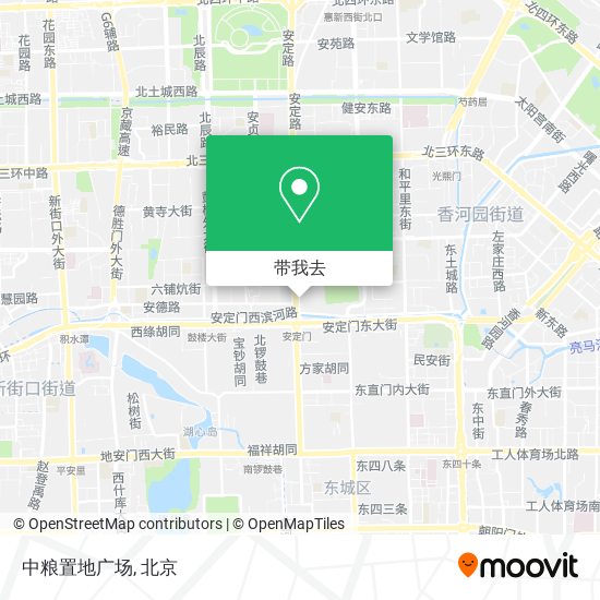 中粮置地广场地图