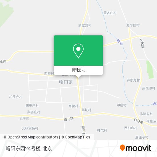 峪阳东园24号楼地图
