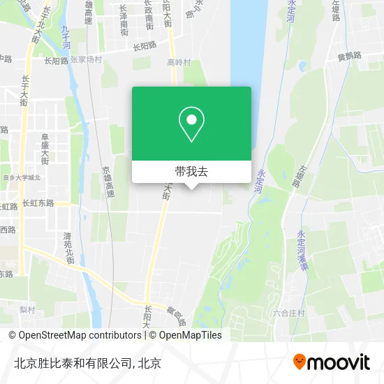 北京胜比泰和有限公司地图