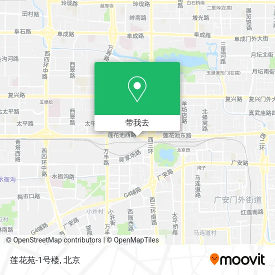 莲花苑-1号楼地图