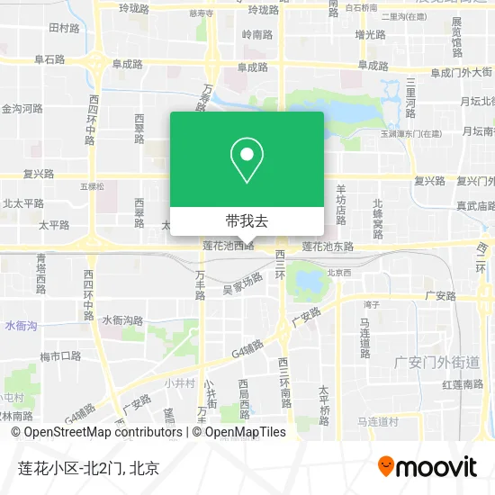 莲花小区-北2门地图