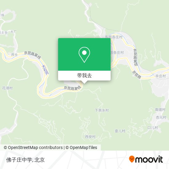 佛子庄中学地图