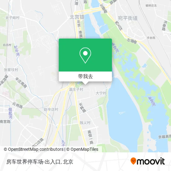 房车世界停车场-出入口地图