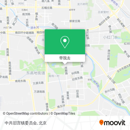 中共旧宫镇委员会地图