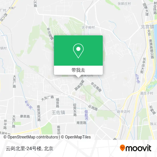 云岗北里-24号楼地图