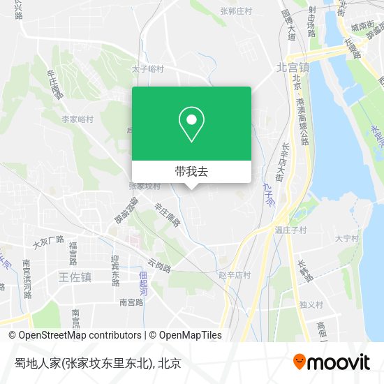 蜀地人家(张家坟东里东北)地图