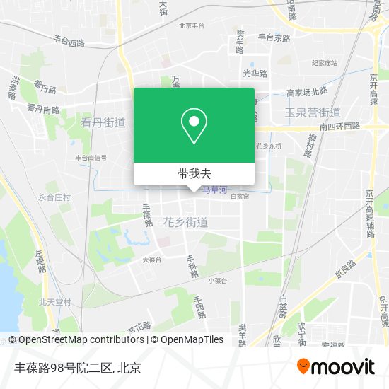 丰葆路98号院二区地图