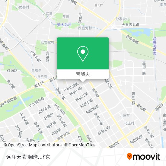 远洋天著·澜湾地图