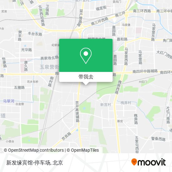 新发缘宾馆-停车场地图