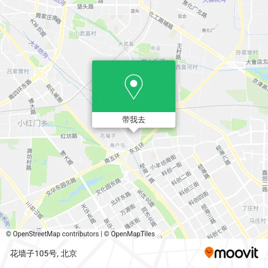 花墙子105号地图