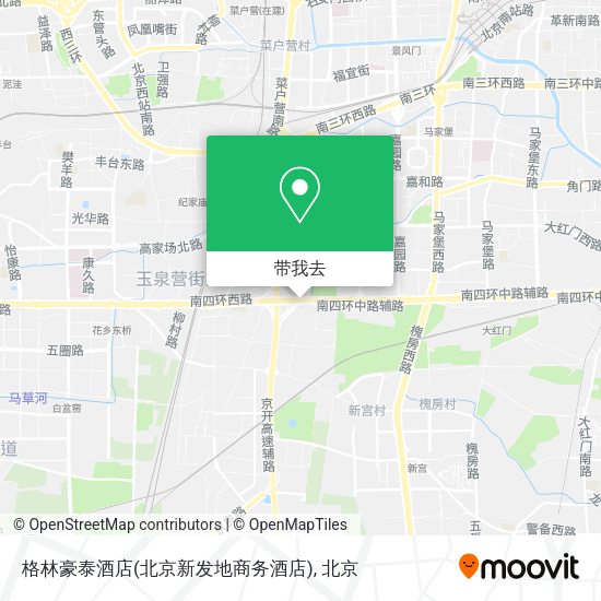 格林豪泰酒店(北京新发地商务酒店)地图