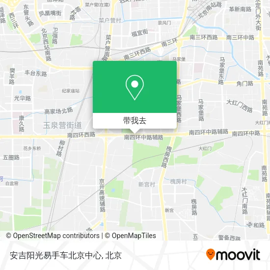 安吉阳光易手车北京中心地图