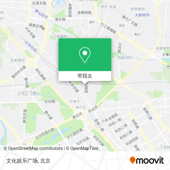 文化娱乐广场地图