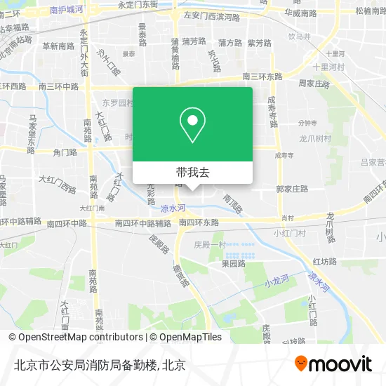 北京市公安局消防局备勤楼地图