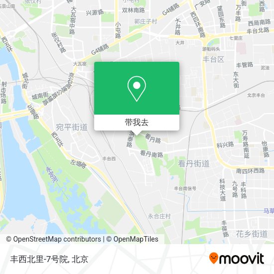 丰西北里-7号院地图