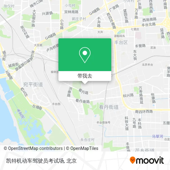 凯特机动车驾驶员考试场地图
