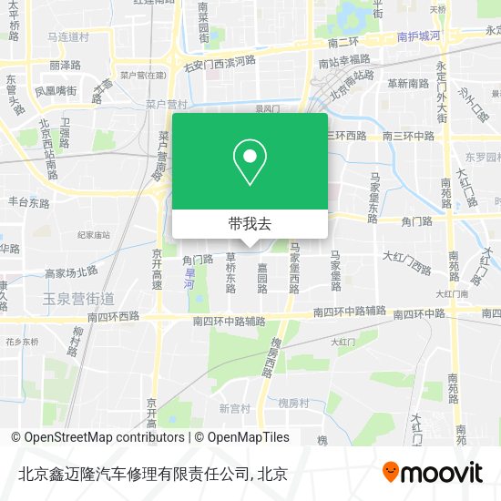 北京鑫迈隆汽车修理有限责任公司地图