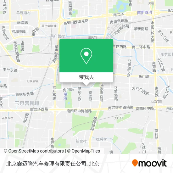 北京鑫迈隆汽车修理有限责任公司地图
