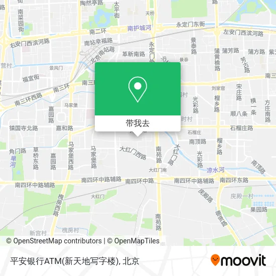 平安银行ATM(新天地写字楼)地图