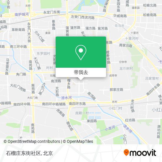 石榴庄东街社区地图