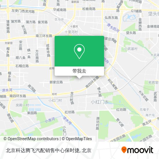 北京科达腾飞汽配销售中心保时捷地图