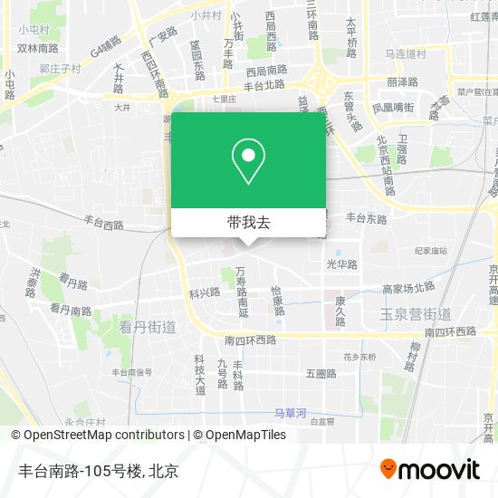 丰台南路-105号楼地图