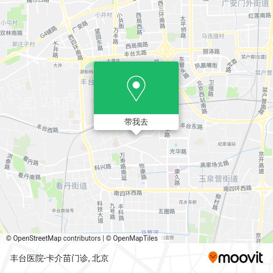 丰台医院-卡介苗门诊地图