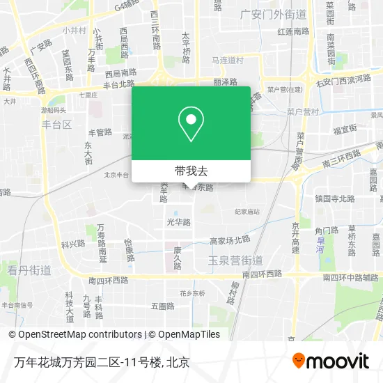 万年花城万芳园二区-11号楼地图