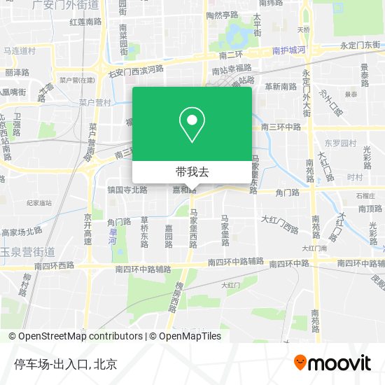 停车场-出入口地图