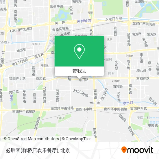 必胜客(样桥店欢乐餐厅)地图