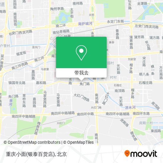 重庆小面(银泰百货店)地图