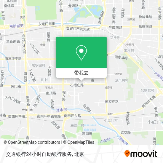 交通银行24小时自助银行服务地图
