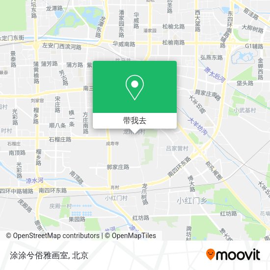 涂涂兮俗雅画室地图