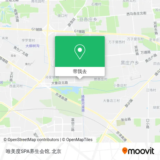 唯美度SPA养生会馆地图