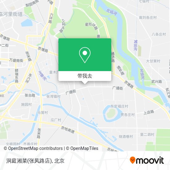 洞庭湘菜(张凤路店)地图