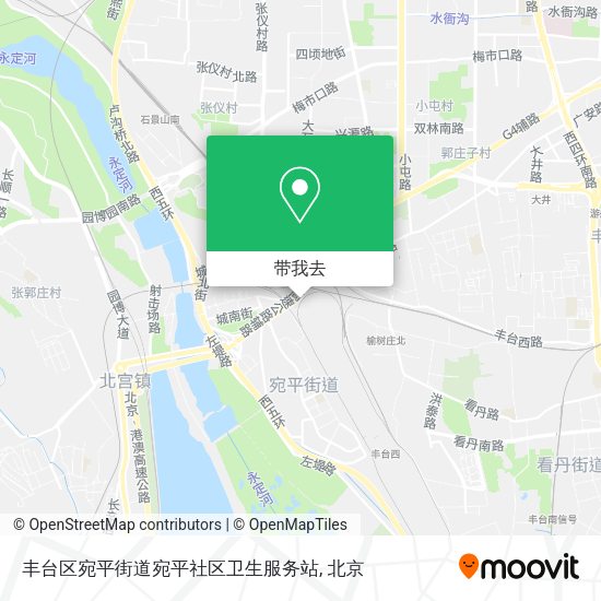 丰台区宛平街道宛平社区卫生服务站地图