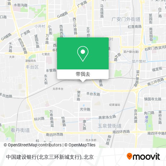 中国建设银行(北京三环新城支行)地图