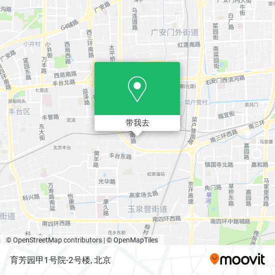 育芳园甲1号院-2号楼地图