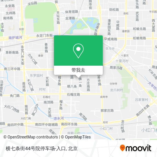 横七条街44号院停车场-入口地图