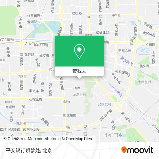 平安银行领款处地图