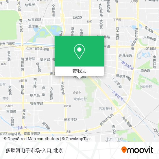 多脑河电子市场-入口地图