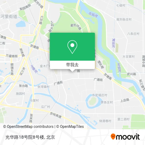 光华路18号院8号楼地图