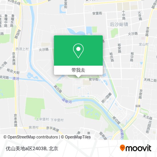 优山美地a区2403B地图