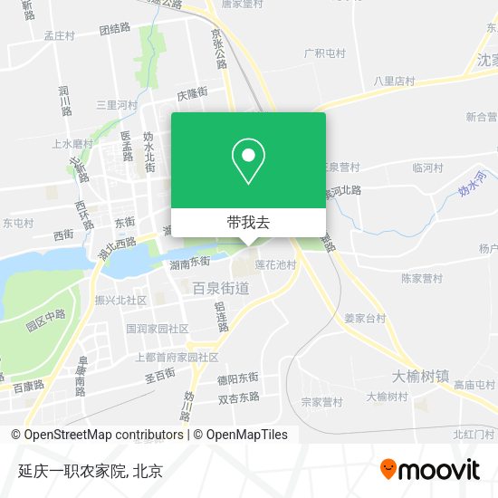 延庆一职农家院地图