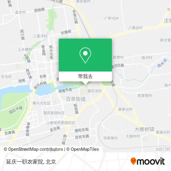 延庆一职农家院地图