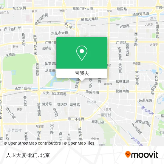 人卫大厦-北门地图