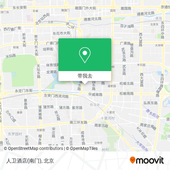 人卫酒店(南门)地图
