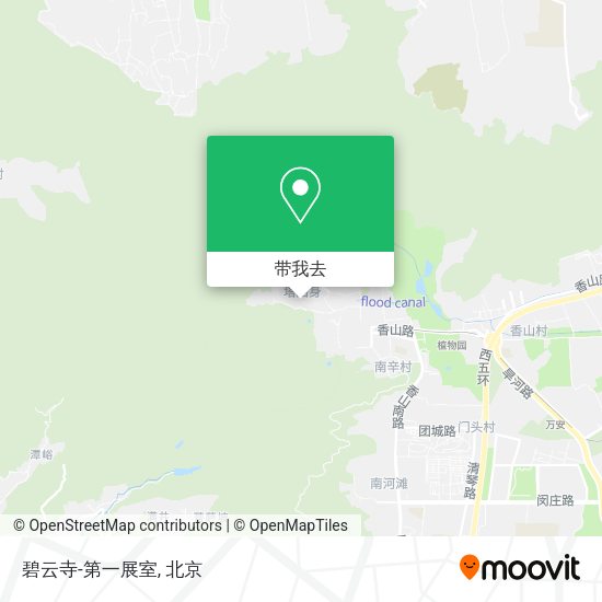 碧云寺-第一展室地图