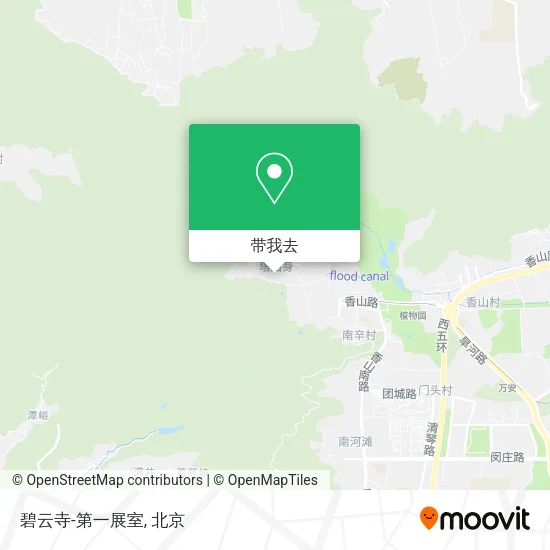碧云寺-第一展室地图